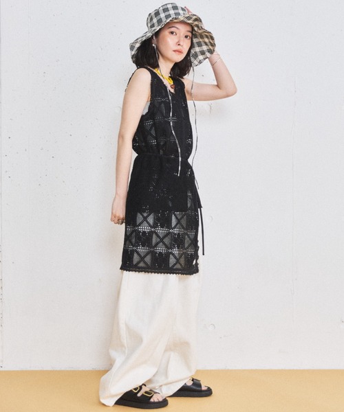 MIRROR STOKE（ミラーストーク）の「【ZOZO限定】LACE WRAP SKIRT/レースラップスカート（スカート・レディース・ブラック/オフホワイト・MEDIUM）」の21枚目の写真