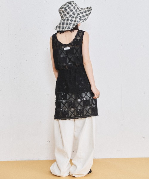 MIRROR STOKE（ミラーストーク）の「【ZOZO限定】LACE WRAP SKIRT/レースラップスカート（スカート・レディース・ブラック/オフホワイト・MEDIUM）」の22枚目の写真