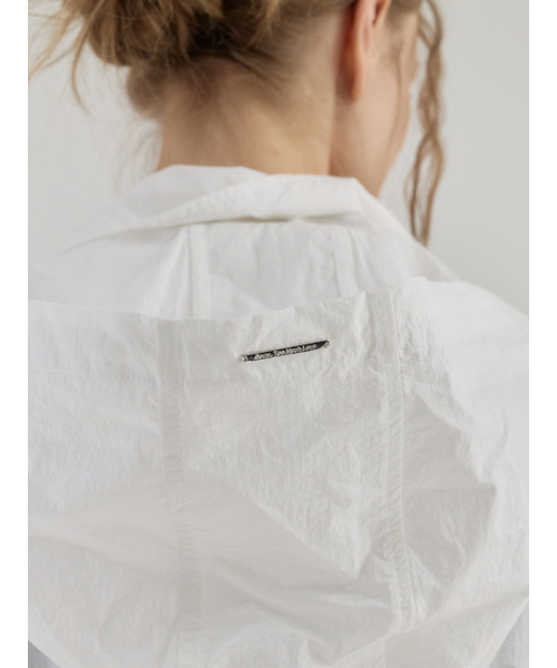 Sorry,Too Much Love(ソーリートゥーマッチラブ)の「Sheer Hooded Coat_White(トレンチコート・レディース・その他・FREE)」の5枚目の写真