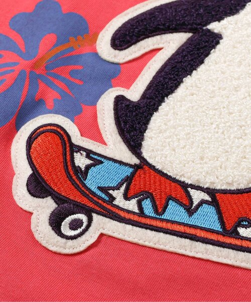 F.O.KIDS（エフオーキッズ）の「【接触冷感/吸水速乾/UVカット】3柄サガラワッペン半袖Tシャツ（Tシャツ/カットソー・キッズ・レッド/エメラルド/オフホワイト・140/130/120/110/100/90/80）」の5枚目の写真