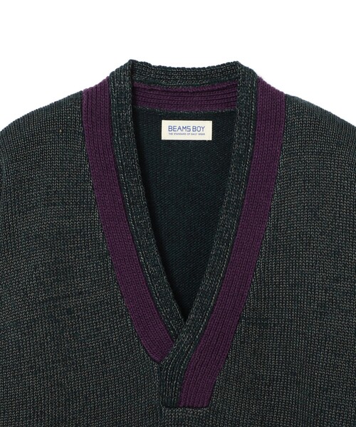 BEAMS BOY(ビームスボーイ)の「ライン スポーツ プルオーバー(ニット/セーター・レディース・グリーン/グレー・ONE SIZE)」の15枚目の写真