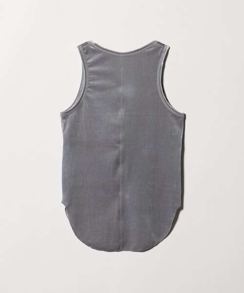 UNITED ARROWS(ユナイテッドアローズ)の「<TAARA>ベロア タンクトップ(タンクトップ・レディース・ライトグレー/オフホワイト・FREE)」の3枚目の写真