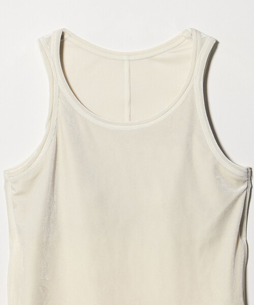 UNITED ARROWS(ユナイテッドアローズ)の「<TAARA>ベロア タンクトップ(タンクトップ・レディース・ライトグレー/オフホワイト・FREE)」の9枚目の写真