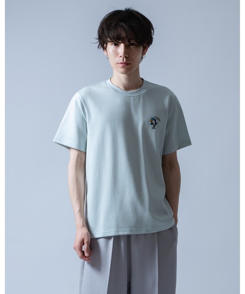 Crownor(クラウノアー)の「ドルフィングラフィック 半袖Tシャツ(Tシャツ/カットソー・メンズ・ホワイト/サックスブルー/ブラック・LARGE/MEDIUM)」の16枚目の写真