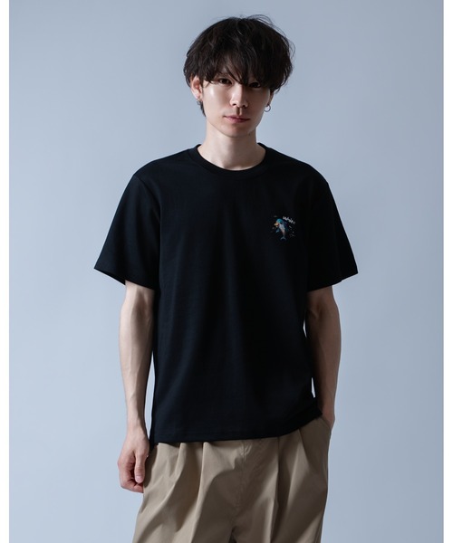 Crownor(クラウノアー)の「ドルフィングラフィック 半袖Tシャツ(Tシャツ/カットソー・メンズ・ホワイト/サックスブルー/ブラック・LARGE/MEDIUM)」の10枚目の写真