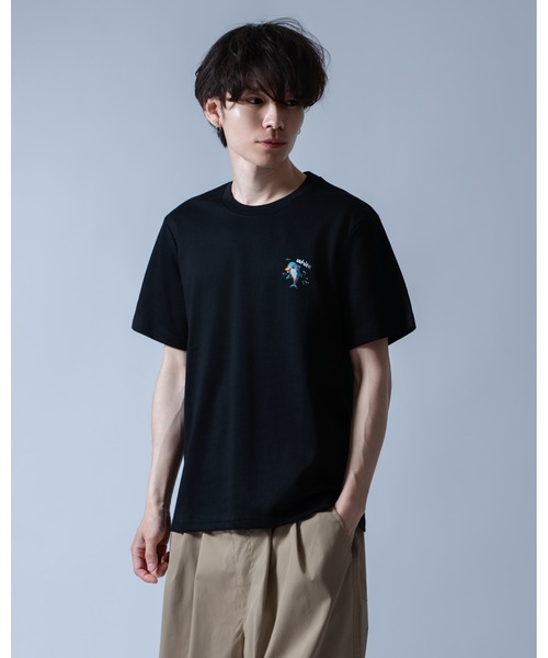 Crownor(クラウノアー)の「ドルフィングラフィック 半袖Tシャツ(Tシャツ/カットソー・メンズ・ホワイト/サックスブルー/ブラック・LARGE/MEDIUM)」の11枚目の写真