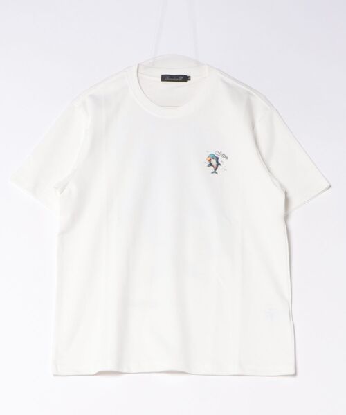 Crownor(クラウノアー)の「ドルフィングラフィック 半袖Tシャツ(Tシャツ/カットソー・メンズ・ホワイト/サックスブルー/ブラック・LARGE/MEDIUM)」の22枚目の写真