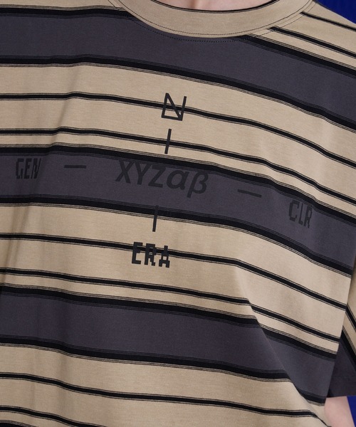 Nora Lily(ノラリリー)の「【Nora Lily】Border Dolman Wide Tee(Tシャツ/カットソー・メンズ・ボルドー/カーキ系/グレー系その他/イエロー系その他・FREE)」の22枚目の写真