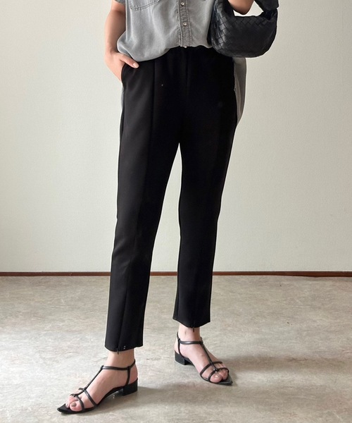 eM（エム）の「【サイズ展開あり】eMbyEmmaTaylerストレッチスリムパンツ（その他パンツ・レディース・ベージュ/ブラック・LL/M/L）」の5枚目の写真