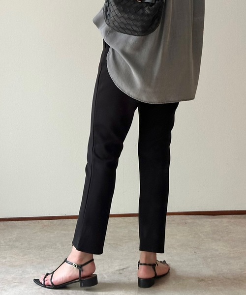 eM（エム）の「【サイズ展開あり】eMbyEmmaTaylerストレッチスリムパンツ（その他パンツ・レディース・ベージュ/ブラック・LL/M/L）」の6枚目の写真