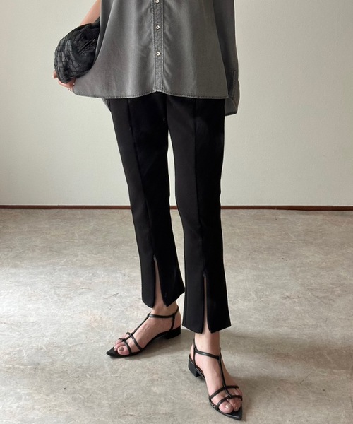 eM（エム）の「【サイズ展開あり】eMbyEmmaTaylerストレッチスリムパンツ（その他パンツ・レディース・ベージュ/ブラック・LL/M/L）」の17枚目の写真