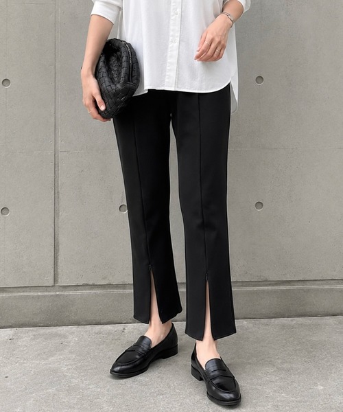 eM（エム）の「【サイズ展開あり】eMbyEmmaTaylerストレッチスリムパンツ（その他パンツ・レディース・ベージュ/ブラック・LL/M/L）」の21枚目の写真