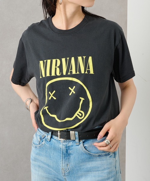 THRIFTY LOOK(スリフティールック)の「【THRIFTY LOOK】NIRVANA TEE TL22S04500(Tシャツ/カットソー・メンズ・ブラック系その他2・M/L/XL)」の19枚目の写真