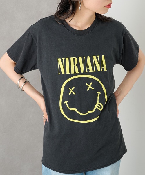 THRIFTY LOOK(スリフティールック)の「【THRIFTY LOOK】NIRVANA TEE TL22S04500(Tシャツ/カットソー・メンズ・ブラック系その他2・M/L/XL)」の21枚目の写真