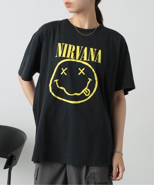 THRIFTY LOOK(スリフティールック)の「【THRIFTY LOOK】NIRVANA TEE TL22S04500(Tシャツ/カットソー・メンズ・ブラック系その他2・M/L/XL)」の3枚目の写真