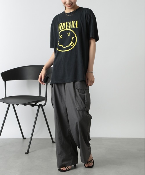 THRIFTY LOOK(スリフティールック)の「【THRIFTY LOOK】NIRVANA TEE TL22S04500(Tシャツ/カットソー・メンズ・ブラック系その他2・M/L/XL)」の4枚目の写真