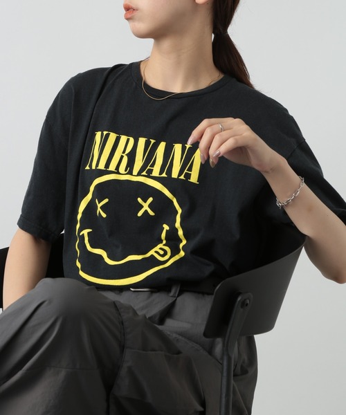 THRIFTY LOOK(スリフティールック)の「【THRIFTY LOOK】NIRVANA TEE TL22S04500(Tシャツ/カットソー・メンズ・ブラック系その他2・M/L/XL)」の11枚目の写真