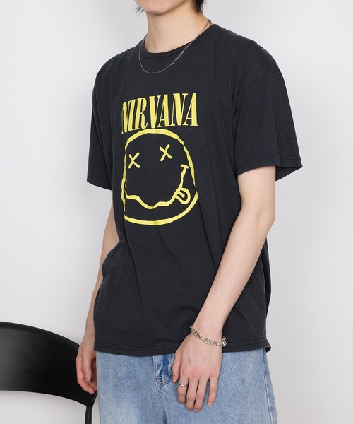 THRIFTY LOOK(スリフティールック)の「【THRIFTY LOOK】NIRVANA TEE TL22S04500(Tシャツ/カットソー・メンズ・ブラック系その他2・M/L/XL)」の13枚目の写真