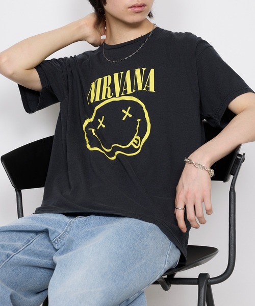 THRIFTY LOOK(スリフティールック)の「【THRIFTY LOOK】NIRVANA TEE TL22S04500(Tシャツ/カットソー・メンズ・ブラック系その他2・M/L/XL)」の15枚目の写真