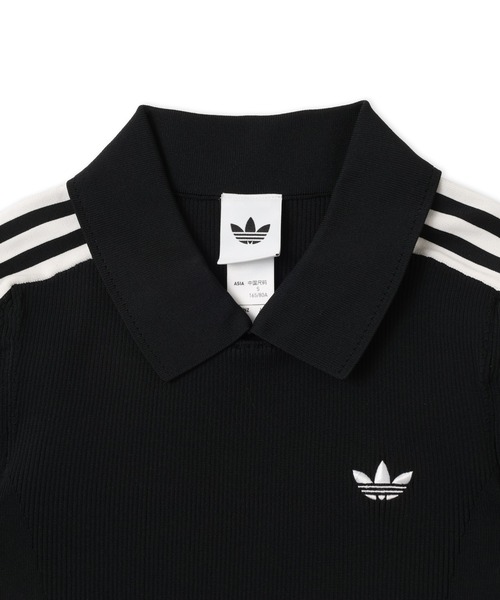 adidas（アディダス）の「adidas TECH RIB CALI TEE / アディダス テック リブ カリ Tシャツ（Tシャツ/カットソー・レディース・ブラック・L/M/S）」の3枚目の写真