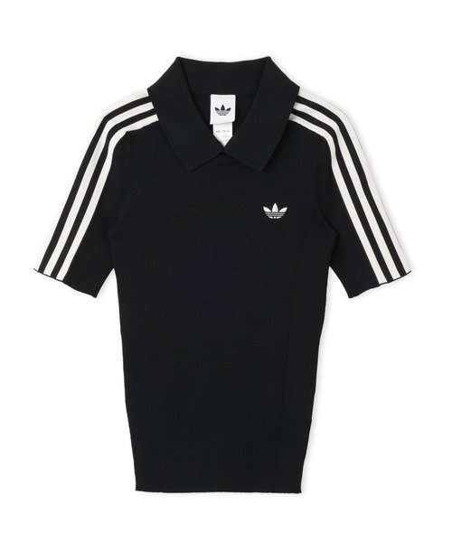 adidas（アディダス）の「adidas TECH RIB CALI TEE / アディダス テック リブ カリ Tシャツ（Tシャツ/カットソー・レディース・ブラック・L/M/S）」の4枚目の写真