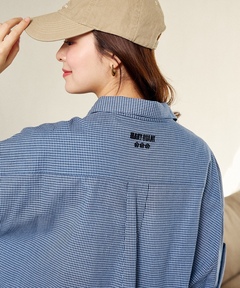 MARY QUANT × PUBLUX/マリークワント ロゴ 刺繍 ショートスリーブ 
