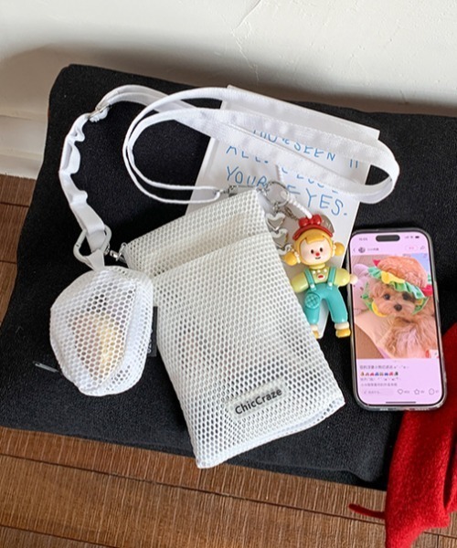 メッシュマルチショルダーバッグ（スマホグッズ）｜Mela（メラ）の