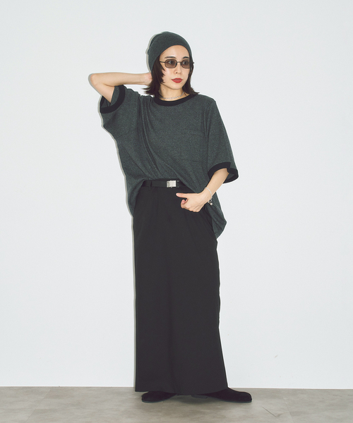 CITYSHOP(シティーショップ)の「《追加3》STRAIGHT スカート(スカート・レディース・チャコールグレー/ブラック・36/38)」の7枚目の写真