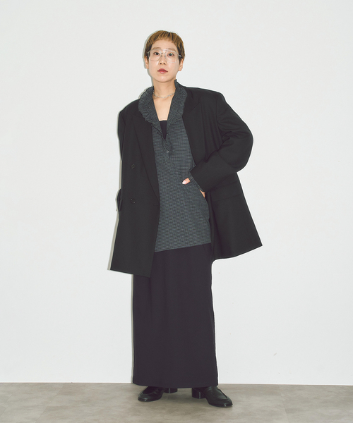 CITYSHOP(シティーショップ)の「《追加3》STRAIGHT スカート(スカート・レディース・チャコールグレー/ブラック・36/38)」の8枚目の写真