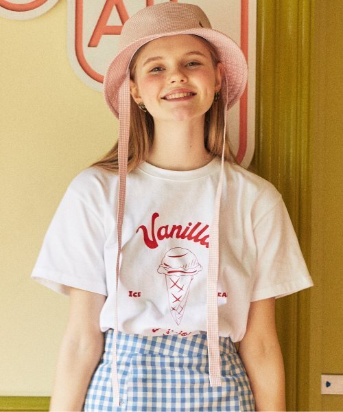 LUVISTRUE(ラヴイズトゥルー)の「DE VANILLA TEE(WHITE)(Tシャツ/カットソー・レディース・その他・FREE)」の2枚目の写真
