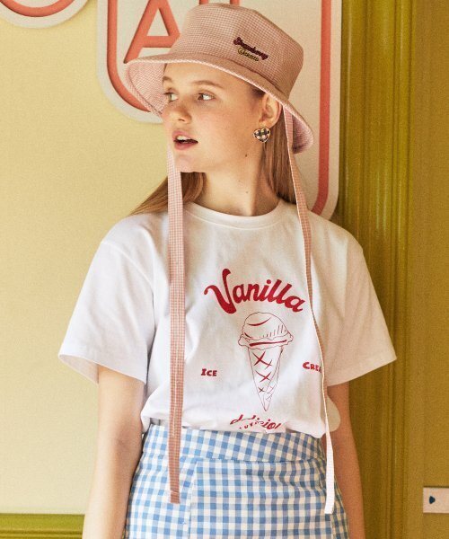 LUVISTRUE(ラヴイズトゥルー)の「DE VANILLA TEE(WHITE)(Tシャツ/カットソー・レディース・その他・FREE)」の4枚目の写真