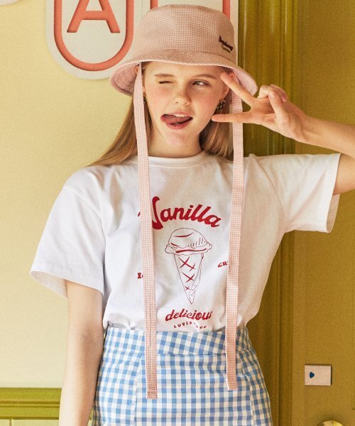 LUVISTRUE(ラヴイズトゥルー)の「DE VANILLA TEE(WHITE)(Tシャツ/カットソー・レディース・その他・FREE)」の5枚目の写真