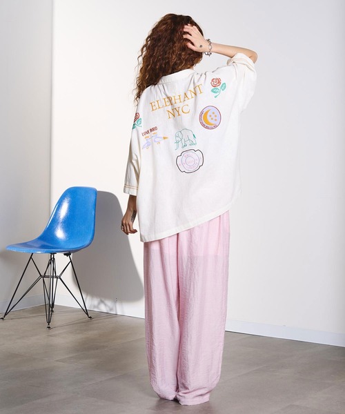 HLAADA(フラーダ)の「HLAADA for ROSEBUD/EMBROIDERY SHORT SLEEVE SHIRT(シャツ/ブラウス・レディース・マルチ/ブラック・ONE SIZE)」の9枚目の写真