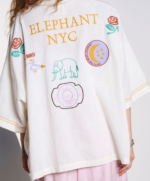 HLAADA(フラーダ)の「HLAADA for ROSEBUD/EMBROIDERY SHORT SLEEVE SHIRT(シャツ/ブラウス・レディース・マルチ/ブラック・ONE SIZE)」の14枚目の写真