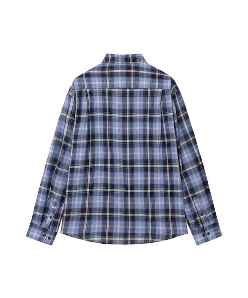 INTEMPOMOOD(インテンポムード)の「レトロライトチェックシャツ_ブルー(シャツ/ブラウス・メンズ・ブルー・MEDIUM/LARGE)」の11枚目の写真