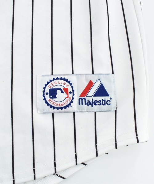 NBA/NFL/NHL/MLB（エヌビーエーエヌエフエルエヌエイチエルエムエルビー）の「【USED】90’s～ Majestic “MLB Chicago White sox” ベースボール ゲームシャツ（シャツ/ブラウス・メンズ・ホワイト・LARGE）」の3枚目の写真