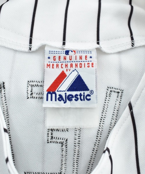 NBA/NFL/NHL/MLB（エヌビーエーエヌエフエルエヌエイチエルエムエルビー）の「【USED】90’s～ Majestic “MLB Chicago White sox” ベースボール ゲームシャツ（シャツ/ブラウス・メンズ・ホワイト・LARGE）」の6枚目の写真