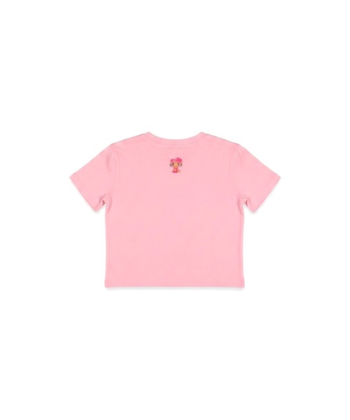 LOCALMOTION HAWAII(ローカルモーション ハワイ)の「KITTY クロップドTシャツ 日焼けドット-フェイス(Tシャツ/カットソー・レディース・ピンク・MEDIUM)」の6枚目の写真