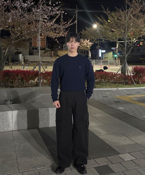 MINDBRIDGE(マインドブリッジ)の「アジャストワイドカーゴパンツ - 2カラー(その他パンツ・メンズ・ブラック/ベージュ・36/30/34/32)」の13枚目の写真