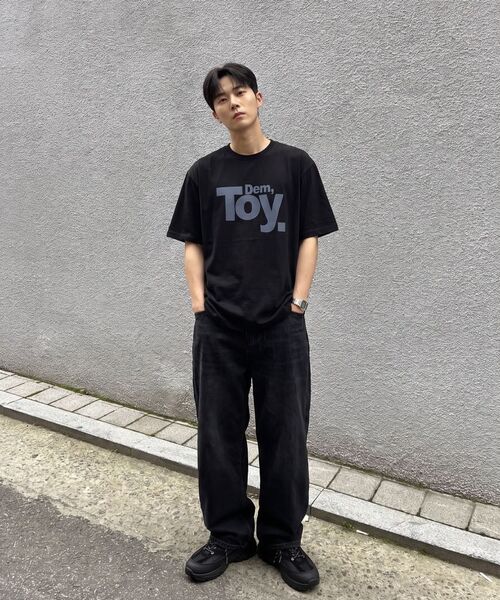 LETTERCOMO(レテルコモ)の「ストーンワイドジンデニムパンツブラック(デニムパンツ・レディース・ブラック・LARGE/MEDIUM)」の11枚目の写真