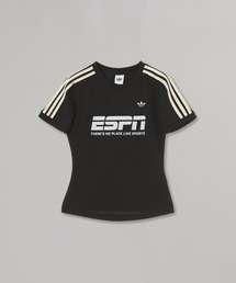 adidas（アディダス）の「COTTON CALI TEE WITH SPONSOR KD1380（Tシャツ/カットソー）」