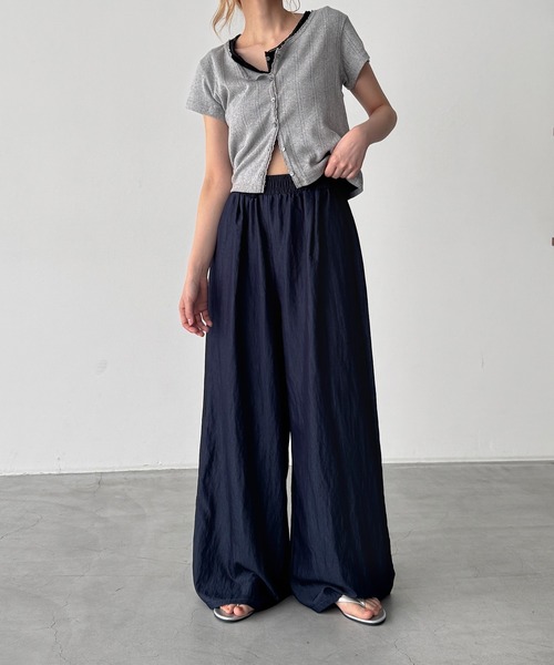 CANAL JEAN(キャナルジーン)の「El mar キャミ&パンツ SET UP(セットアップ・レディース・インディゴブルー/ホワイト・ONE SIZE)」の7枚目の写真