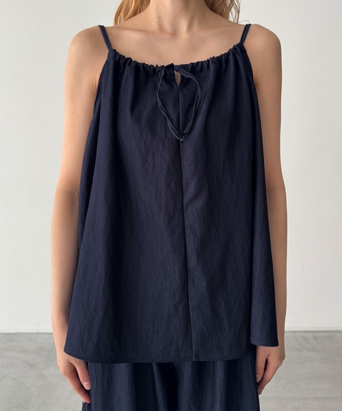 CANAL JEAN(キャナルジーン)の「El mar キャミ&パンツ SET UP(セットアップ・レディース・インディゴブルー/ホワイト・ONE SIZE)」の11枚目の写真