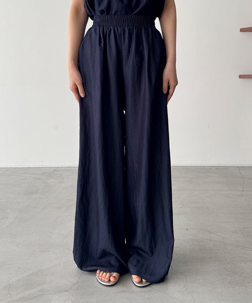 CANAL JEAN(キャナルジーン)の「El mar キャミ&パンツ SET UP(セットアップ・レディース・インディゴブルー/ホワイト・ONE SIZE)」の16枚目の写真