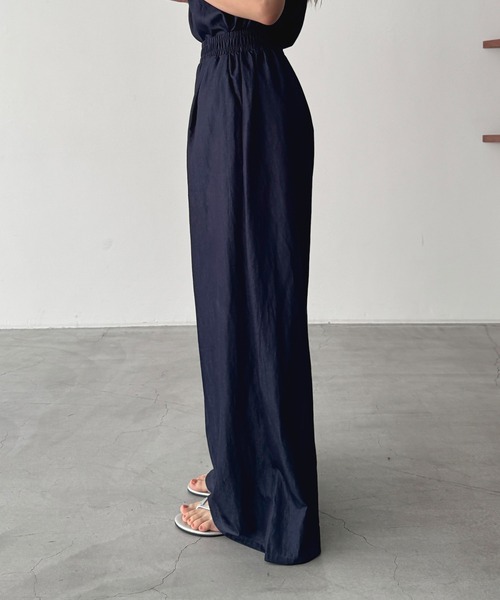 CANAL JEAN(キャナルジーン)の「El mar キャミ&パンツ SET UP(セットアップ・レディース・インディゴブルー/ホワイト・ONE SIZE)」の17枚目の写真