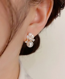 blackdia ocean パール フラワー ピアス