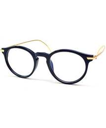 optical W（オプティカルダブリュー）の「ジェフィ-ネイビー18Kゴールド（メガネ）」
