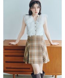 SNIDEL | 【販路限定サイズあり】ロービングチェックミニスカート(スカート)
