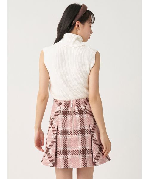 SNIDEL（スナイデル）の「【販路限定サイズあり】ロービングチェックミニスカート（スカート・レディース・グリーン/ピンク/キャメル/アイボリー・0/1/00）」の13枚目の写真
