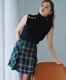 SNIDEL | 【販路限定サイズあり】ロービングチェックミニスカート(スカート)